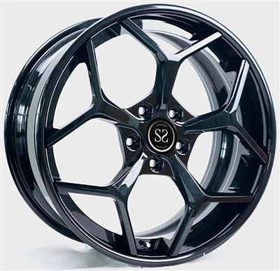Vành 3 PC tùy chỉnh màu đen bóng 17x8.0 và 17x9.0 cho Porsche 911SC 1982