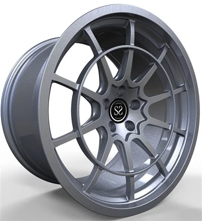 Vành Monoblok rèn tùy chỉnh màu bạc 20x8.5 và 20x10 cho Mercedes Benz C43 2019 AMG