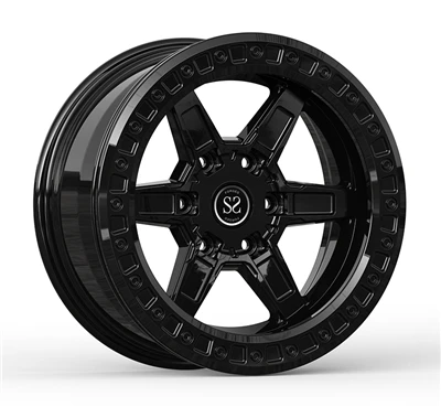Gloss Black Tank 300 Bánh xe khóa hạt 18x8.5