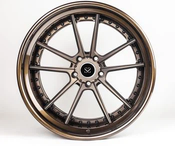 Gun Metal 3-PC 21 vành cho Nissan GT-R Alloy RIms màu đen bóng