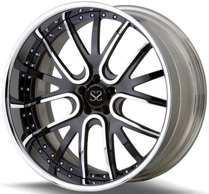 Brush 19 Inch Rims Customized Alloy Wheels Rims 5x112 For Audi RS4 Forged Wheels