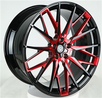 Vành xe màu đen bóng với 5x120 PCD cho X6 / Màu sắc tùy chỉnh Vành hợp kim rèn 20 inch