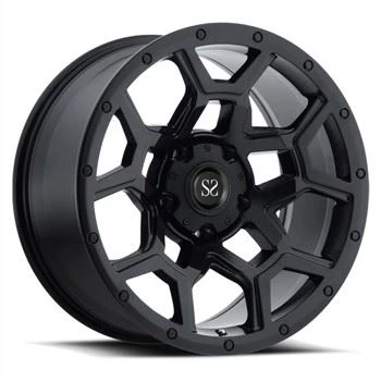 SSBR1012 Tùy chỉnh 20 22 24 inch 6 X 139,7 5 X 150 5 X 127 Vành lõm Satin Đen 4 X 4 cho SUV và xe bán tải
