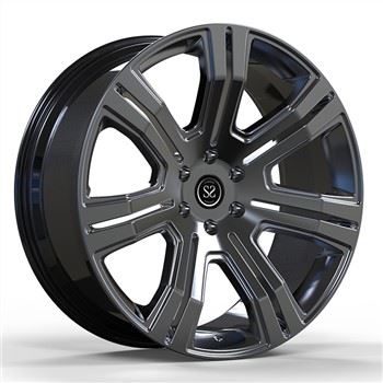 SSJK1080 Phù hợp với Cadillac ESCALADE 6x139.7 Vành hợp kim rèn 1-P tùy chỉnh Kim loại súng 10Jx24 Satin
