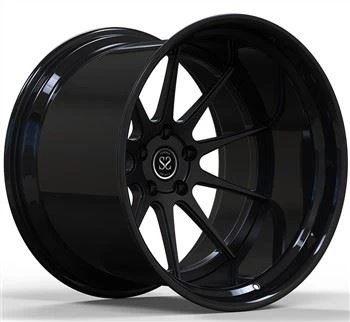 Chevrolet Corvette C 8 20 X10 và 21X12 Tùy chỉnh 2- Vành hợp kim nhôm rèn cho PC 5X1260.65 Đen bóng