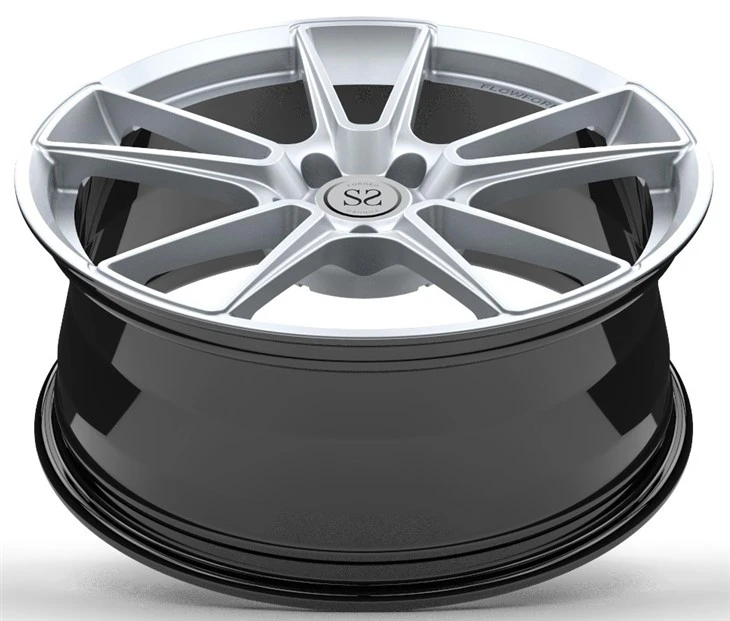 Staggered 19x8 19x9 For Alfa Romeo Glulia Rim Hre Design Hyper Silver 1 Piece Custom Wheel